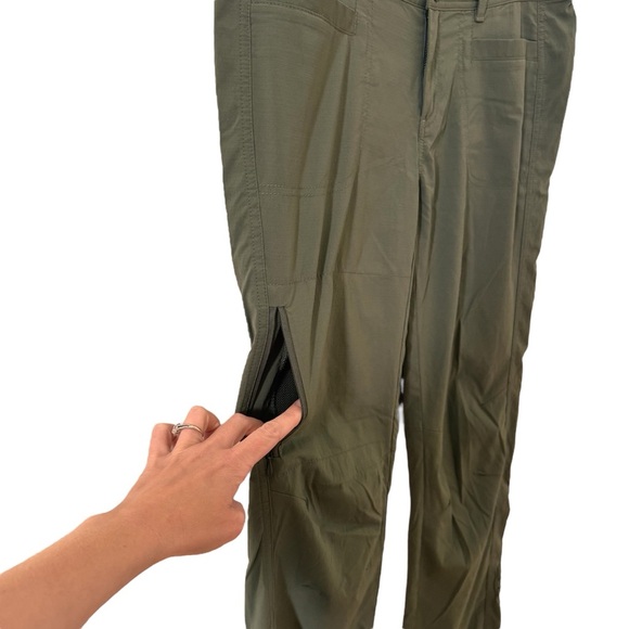 Prana Keeley Pant Forrest Green Size 10 - Picture 4 of 13